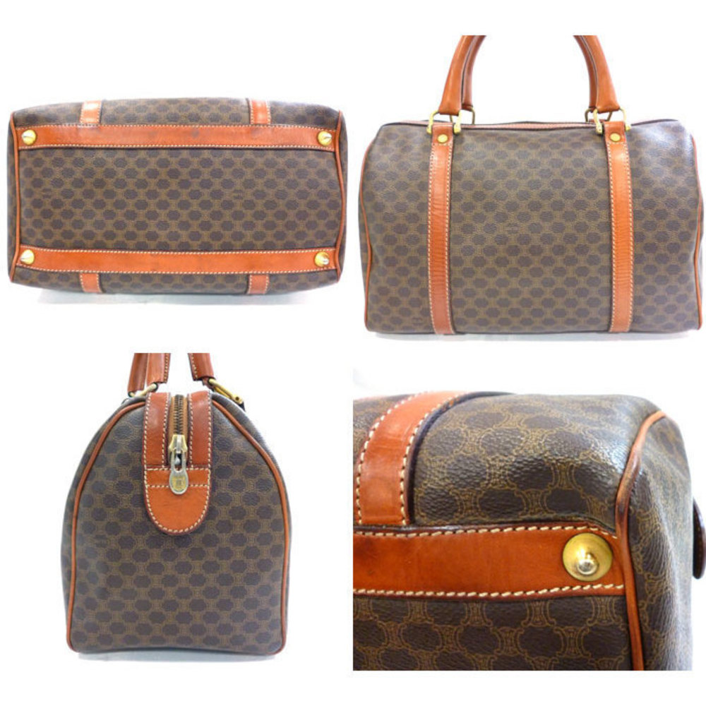 Celine Mini Boston Brown Macadam Pattern - image 2